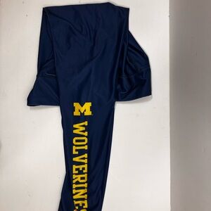 Michigan Wolverine Sport Leggings L